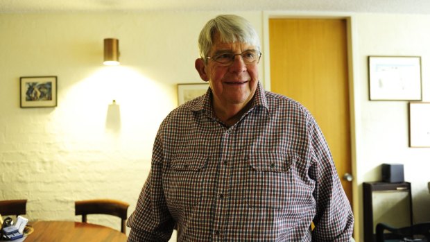 Retired QC, Ben Salmon at his apartment in Kingston. 