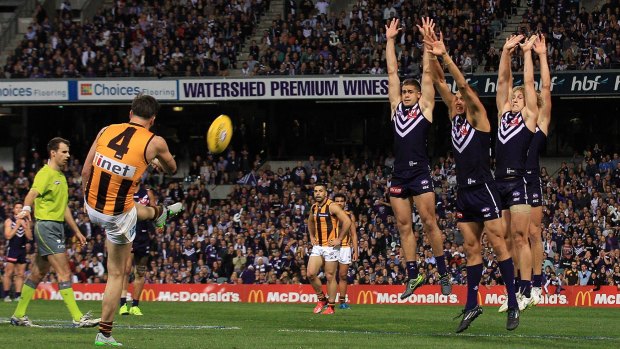 The AFL has set a mark for the 'protected area'.
