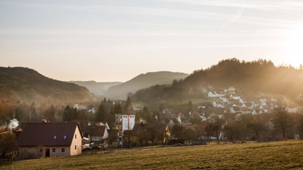 The town of Vorra in Germany is struggling to make room for migrants.