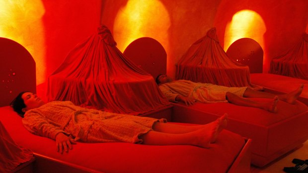 The womb room at Corallium Spa.