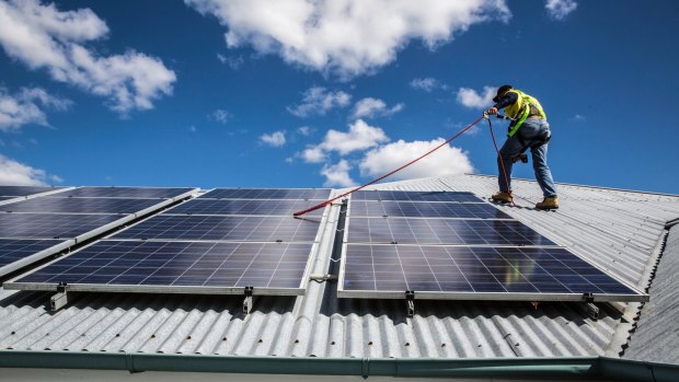About 14,000 homes in the inner west council areas have solar power or solar hot water – the aim is to increase that by at least 3000.