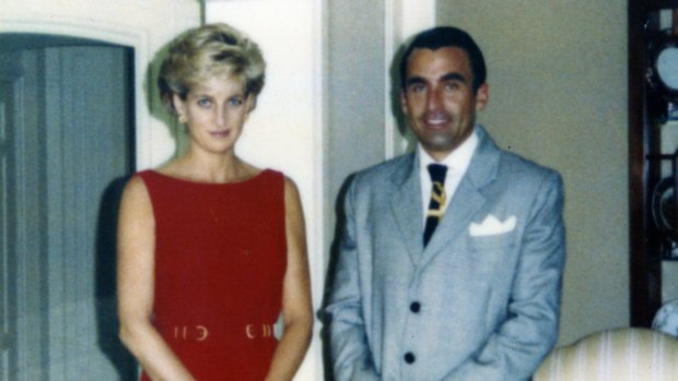 Princess Diana and Joh Bailey in Sydney, 1996
