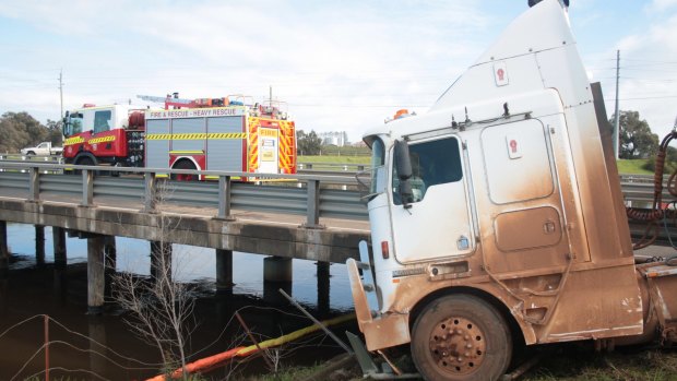 Police had initial fears about a diesel fuel spill.