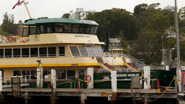 One of the new fleet, previously named by the public, the Catherine Hamlin Ferry.