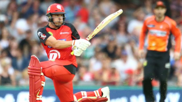 Skipper Aaron Finch anchored the Renegades' innings with a knock of 72.