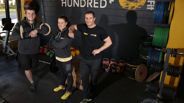 Ross Chilton, Mel Culpitt and team captain Kai Brownlie - some of the members of the Crossfit 2600 Team that will compete at the Pacific Regionals in Wollongong next weekend.