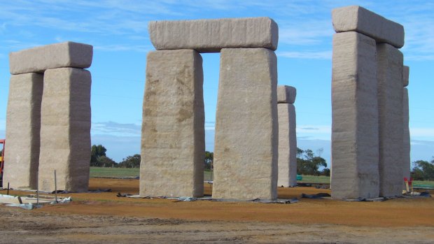 Esperance's Stonehenge replica - imposing to look at but hard to sell.