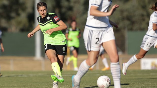 Canberra United midfielder Julia De Angelis is eager to make the most of her opportunity.