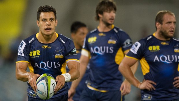 Matt Toomua scored a try in the Brumbies' 31-14 win against the Western Force