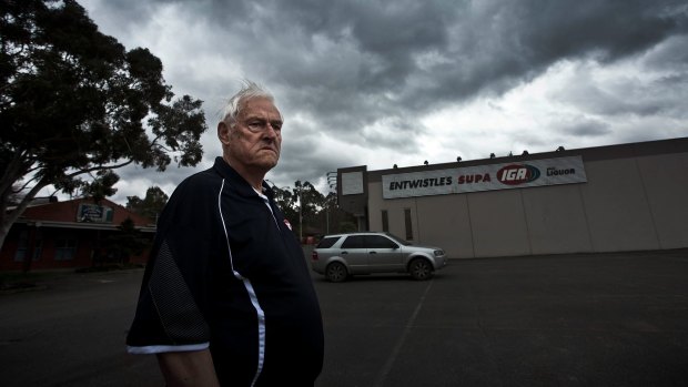 It's been a grim end to 50 years in business for third-generation supermarket owner Barry Entwistle.