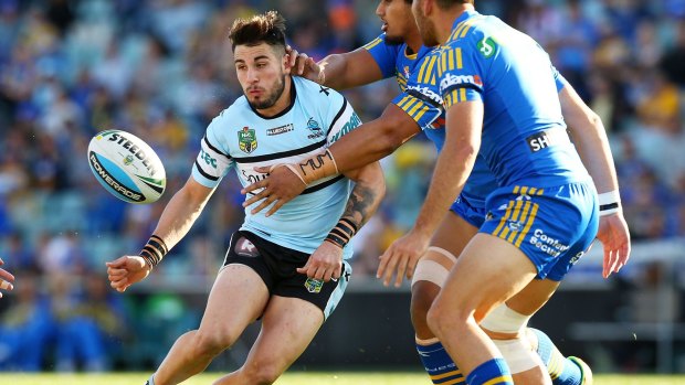 Flying Shark: Jack Bird offloads with time to spare.