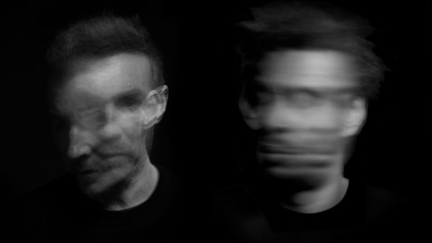 The return of Massive Attack: Robert del Naja and Grant Marshall.