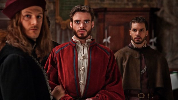 Richard Madden (centre) stars as Cosimo in <i>Medici: Masters of Florence</i>.
