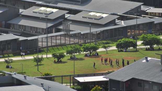 The Christmas Island detention centre.