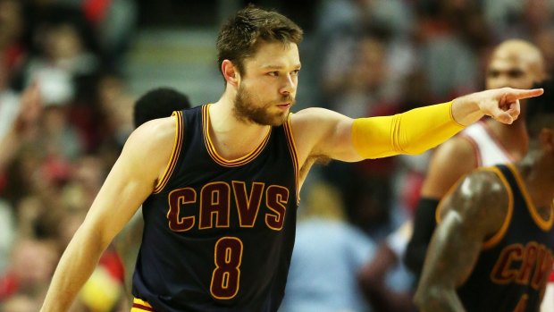 Career high: Matthew Dellavedova played a starring role as the Cleveland Cavaliers beat the Chicago Bulls in Game Six of the Eastern Conference Semifinals.