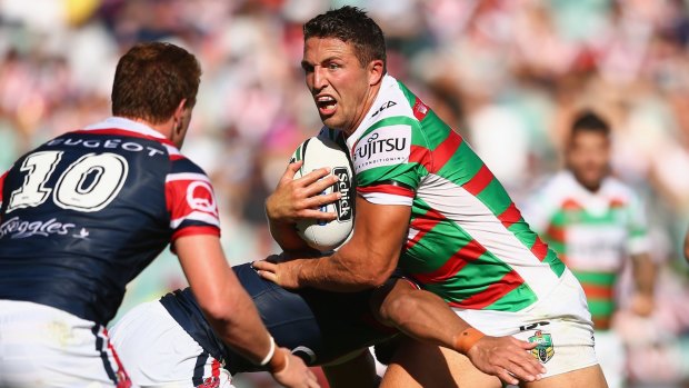 Don't believe what you hear: Sam Burgess is back and so are the Rabbitohs.