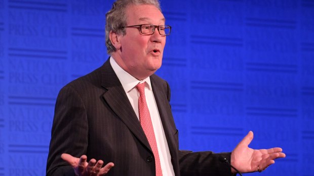 Former foreign minister Alexander Downer's tweet about his holiday in France has angered some. 