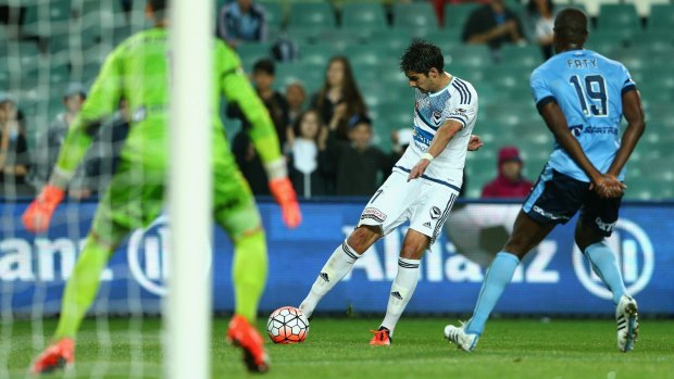 Real thing: Saturday's Big Blue added anopther chapter to the Sydney FC-Melbourne Victory rivalry.