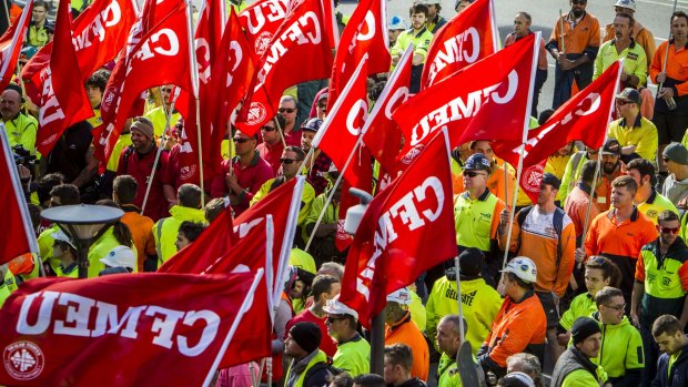 The CFMEU says it received no request for documents.