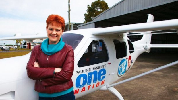 There is controversy over who paid for an aircraft that allowed Pauline Hanson to reboot her political career.