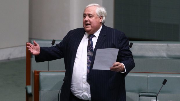 Sister City Partners director Mark Dunworth says Clive Palmer, pictured in Federal Parliament, is open to selling Queensland Nickel to creditors and workers. 