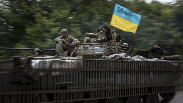 Manouvering in the Donetsk region of Ukraine, where fighting has surged in recent days. 