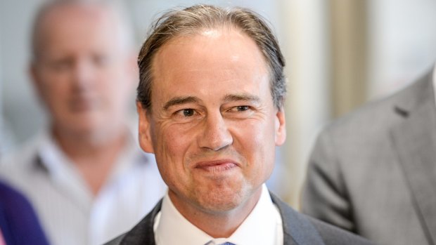 Federal Health Minister and local member Greg Hunt. 