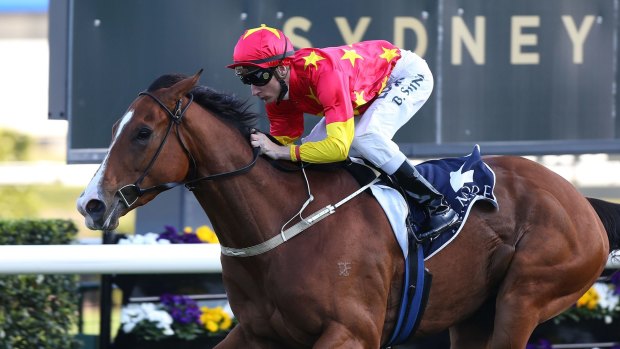 Back to her best: First Seal  wins the Flight Stakes as a three-year-old and will look to add a second group 1 a couple of years on at Randwick on Saturday.