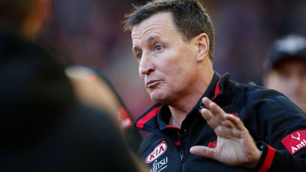 John Worsfold says the Bombers have let themselves down at times this season.