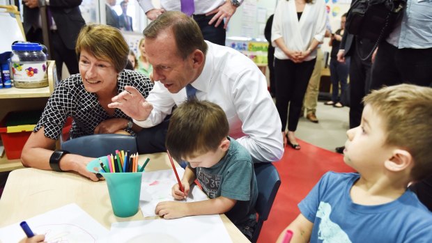 Tony Abbott has defended taxpayer subsidies for childcare against criticism that it is more middle-class welfare.