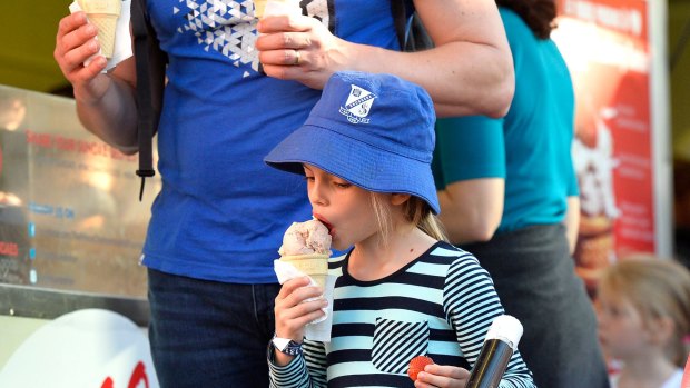 Brisbane was expected to experience maximum temperatures of more than eight degrees above the August average on People's Day at the Ekka. 