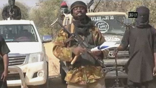 A screen grab made on Monday of a video showing the leader of the Islamist group Boko Haram, Abubakar Shekau, as he claims responsibility for the massacre at Baga, Nigeria. 