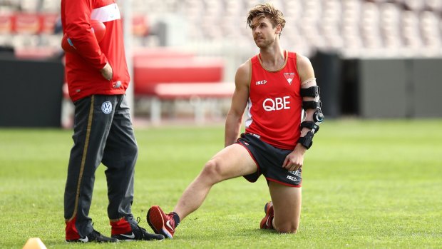 Back: Dane Rampe has recovered from a broken arm.