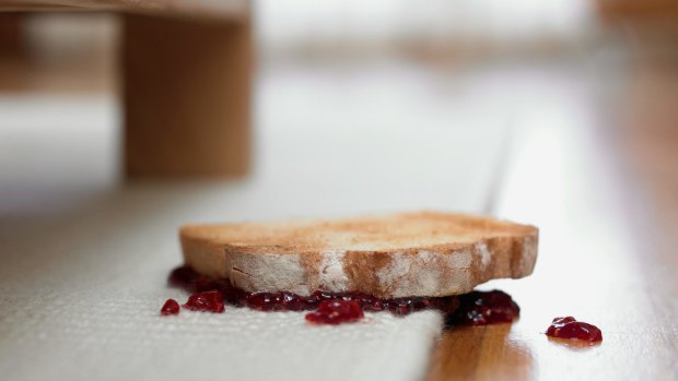 Five-second rule: foods high in sugar and salt are safer to eat after being dropped on the floor.