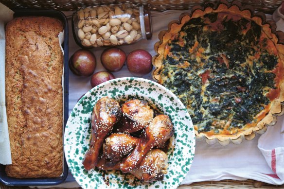 A homely care package from Sophie Hansen's book, A Basket by the Door.