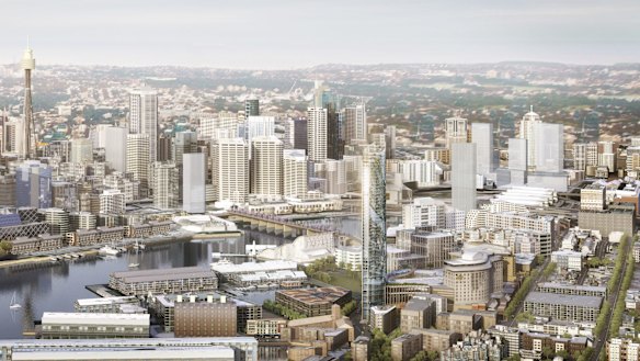 An earlier artist's impression of The Star Sydney Casino's proposed hotel.