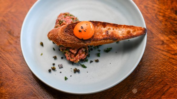 Steak tartare at Bistro Sousou in Gertrude Street.