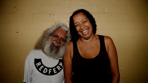 Jack Charles and Rachael Maza in <i>Tanderrum</i> - by the end the whole audience is invited to dance.