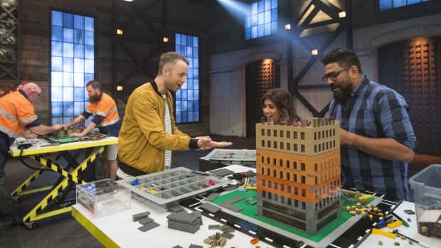 Teams exercise their creativity in Lego Masters.