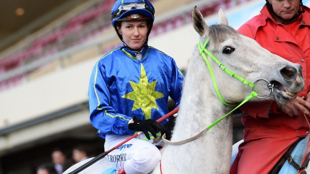 Jockey Talia Rodder took a safety-first approach when she returned to riding