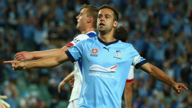Up to it: Alex Brosque says Sydney FC are ready to compete in two competitions.