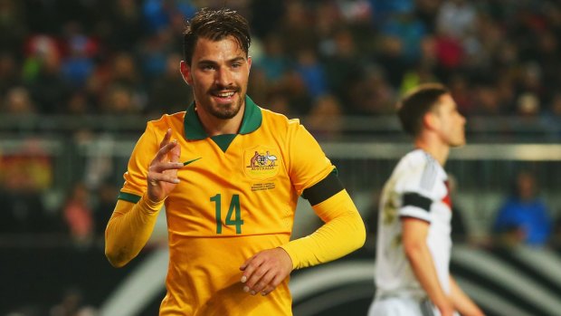 James Troisi scored Australia's crucial second goal in the recent 2-2 draw with Germany.
