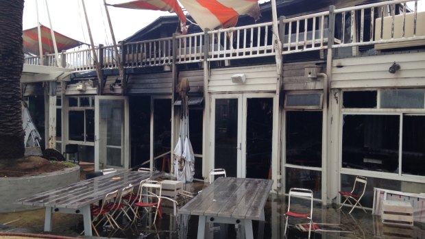 St Kilda restaurant The Stokehouse burnt down in January 2014.