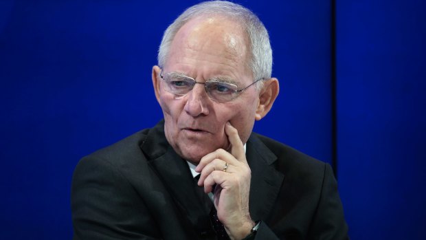 Wolfgang Schaeuble still growls at the finance ministry.