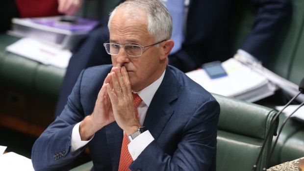 Prime Minister Malcolm Turnbull during question time on Thursday.