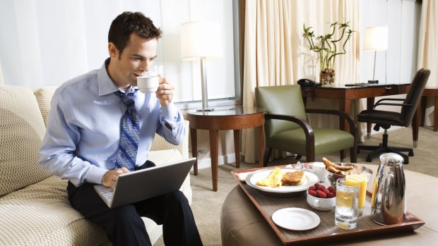 Australian business travellers like having breakfast included in the price of the stay.