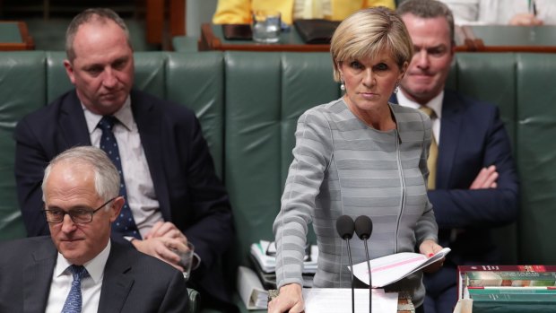 Malcolm Turnbull wheeled out Foreign Minister Julie Bishop to accuse Labor of something approaching espionage.