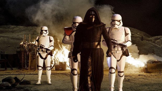 Man in the mask ... An evil presence in the First Order ranks is Kylo Ren (Adam Driver), the new Darth Vader.