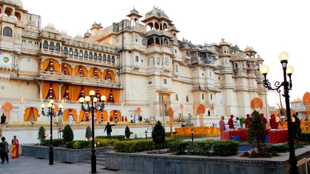 Udaipur Palace of Mewar, Udaipur, Rajasthan, India.
