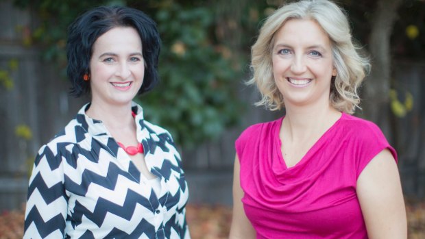 Sue White (right) launched Media Bootcamp with fellow journalist Ginger Gorman (left) in mid 2017.